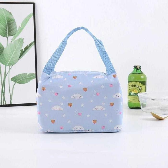 Gambar 7S Tas Makanan Bekal Anak Lunch Bag Travel Tempat Bekal Anak Karakter Tote Bag Food Tas Bekal Lunch Box - TOTEBAG BIRU dari PAYDAY STORE_NEW undefined Tokopedia