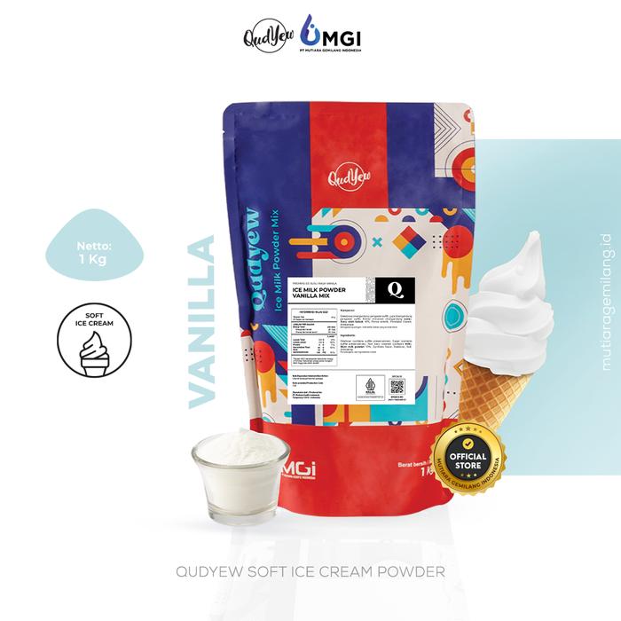 Gambar Qudyew Soft Ice Cream Powder Bubuk Soft Ice Cream Aneka Rasa Mutiara Gemilang Indonesia PT MGI - Vanila dari Mutiaragemilang undefined Tokopedia