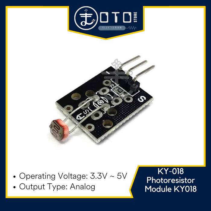 5 Pezzi Sensore Fotoresistore KY-018 – Modulo LDR Per Arduino E Progetti Elettronici (3-5V)
