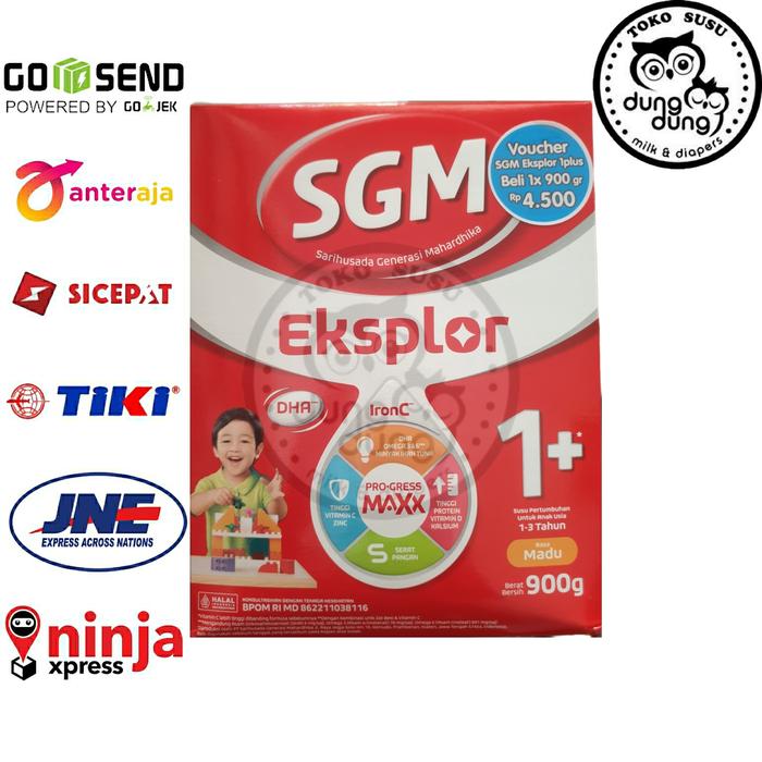 Gambar sgm 1+ madu 900gr dari DungDung Diapers undefined Tokopedia