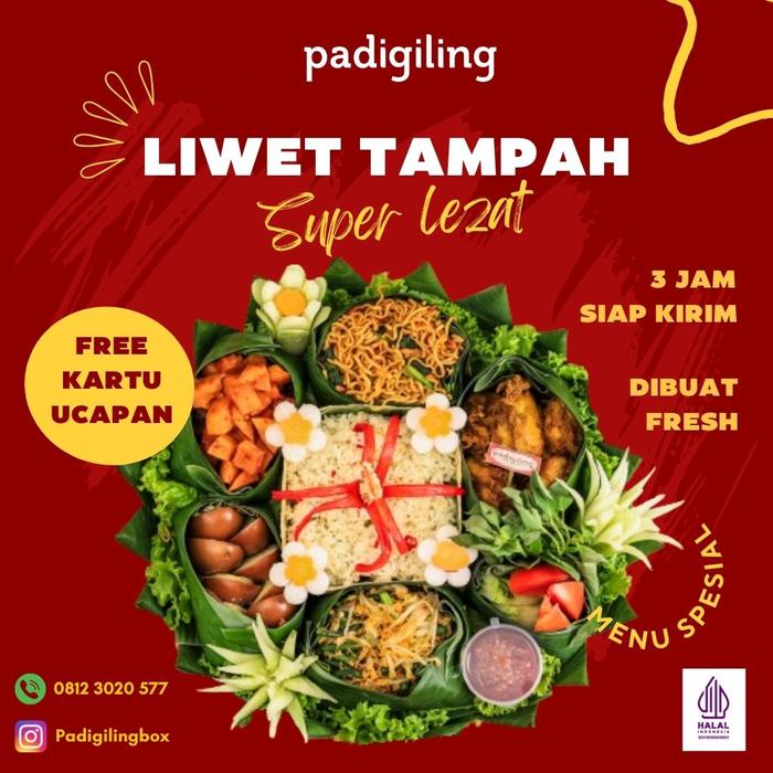 Gambar Nasi Liwet Tampah Premium - 45 porsi dari tumpengpadigiling undefined Tokopedia