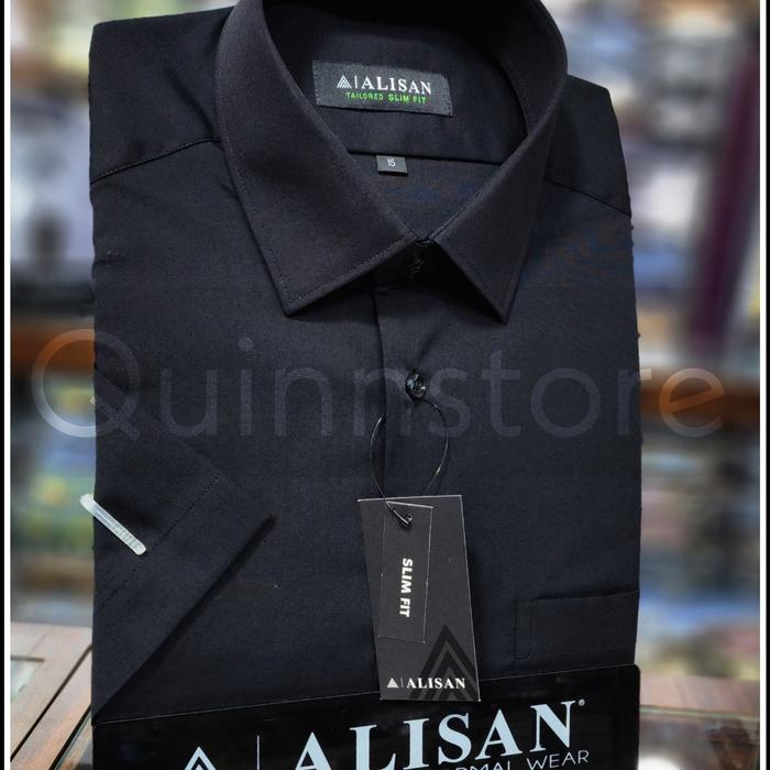 Gambar ALISAN Kemeja Polos Lengan Pendek - SLIM FIT // MULTI WARNA // - Hitam, 14 dari ALISAN Quinnstore Jakarta undefined Tokopedia