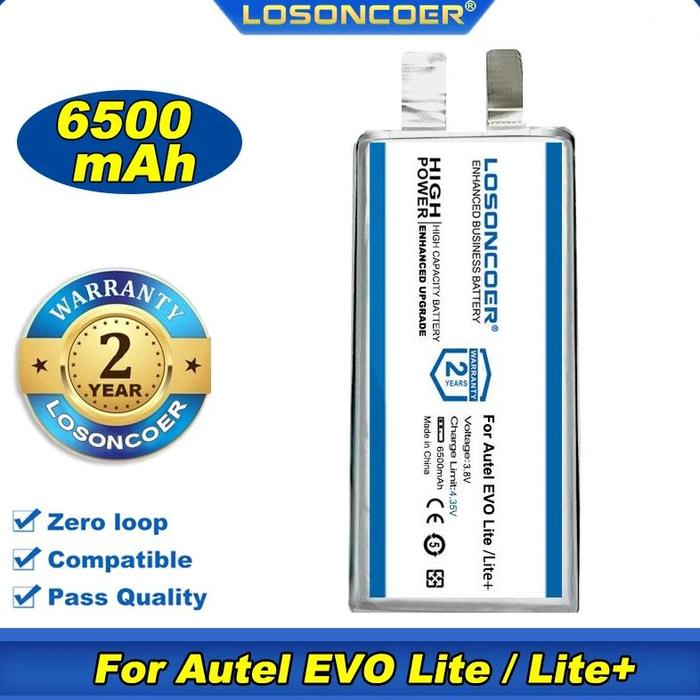 Gambar 100% Original LOSONCOER 6500mAh Battery For Autel Robotics EVO Lite / dari Avalanche Pro undefined Tokopedia