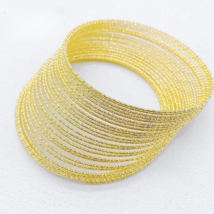 Gambar 1 Roll/Lots 1.2*80mm Kawat Untuk Membuat Gelang & Kalung | Kawat Lentur Benang Kawat Manik-Manik Stainless Steel Resistant Strong Line Stainless Steel Wire Tiger Tail Beading Wire - Emas dari Toko Hanako-01 undefined Tokopedia