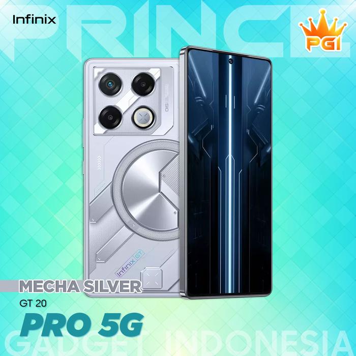 Gambar Infinix GT 20 Pro 5G 8/256 Garansi Resmi Infinix Indonesia - Silver dari Prince Gadget Indonesia undefined Tokopedia