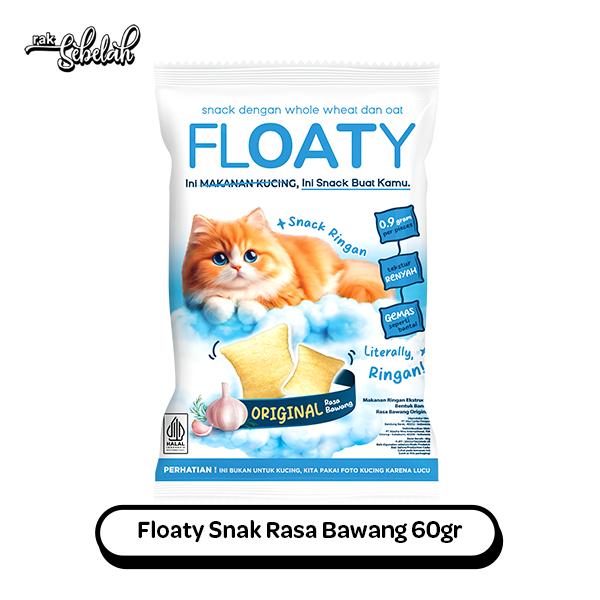 Gambar Floaty Snack Original Rasa Bawang 60g - Made From Whole Wheat and Oat | Makanan Ringan Gurih | Camilan Asin dari Rak Sebelah undefined Tokopedia