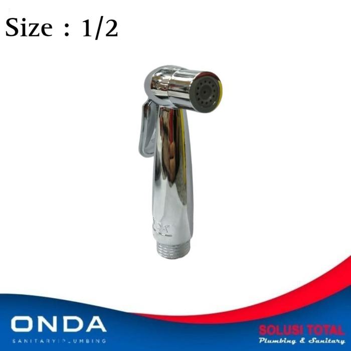 Gambar Jet Shower Head ONDA Shower Head Kloset 1/2 ONDA - CHROME-S88 dari Solusi Total ID undefined Tokopedia