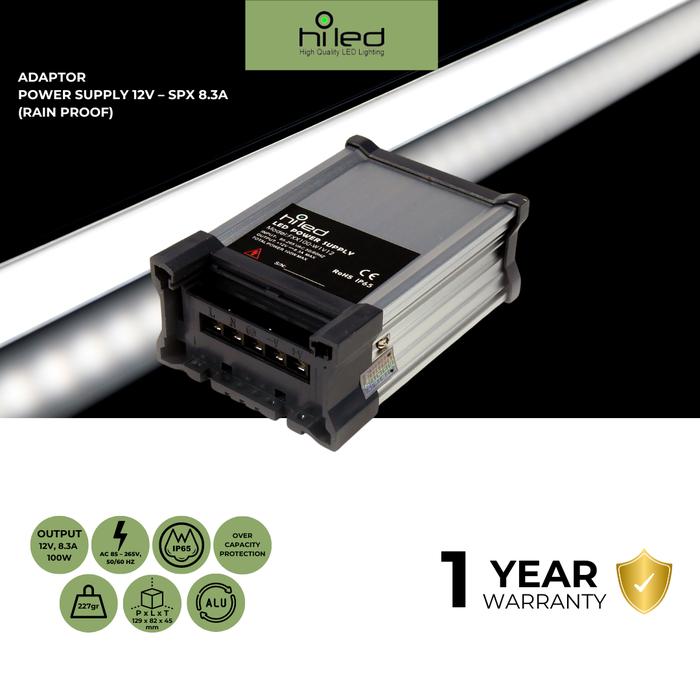 Gambar HILED Adaptor / Power Supply SPX 12 Volt Real Capacity - 100W dari Hiled Official Store undefined Tokopedia