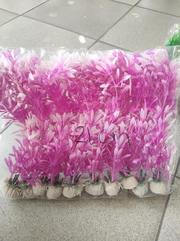 Gambar Tanaman hias bunga plastik aquarium aquascape artificial plant 21 cm - 30 dari DUITKOLEKSI undefined Tokopedia