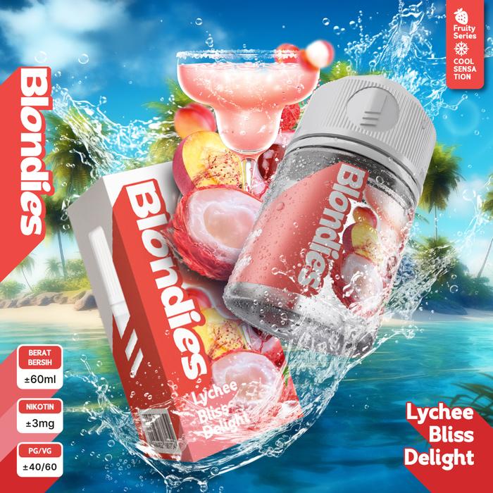 Gambar BLONDIES FRUITY SERIES FREE TUMBLR 3MG & 6MG - LYCHEE BLISS, 3MG dari IndonesiaDreamJuiceOfficialStore undefined Tokopedia