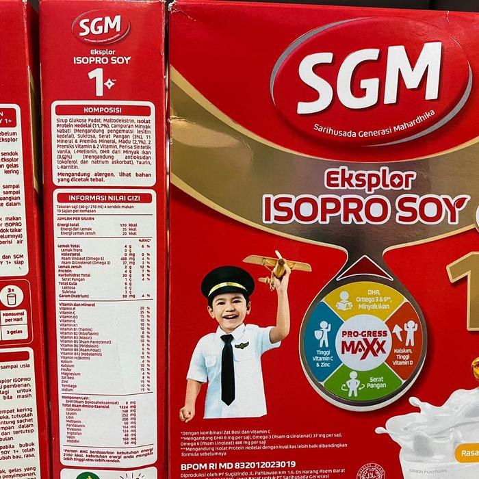 Gambar sgm eksplor isopro soya 1+ madu 400gr dari Han&amp;Niif241097 undefined Tokopedia