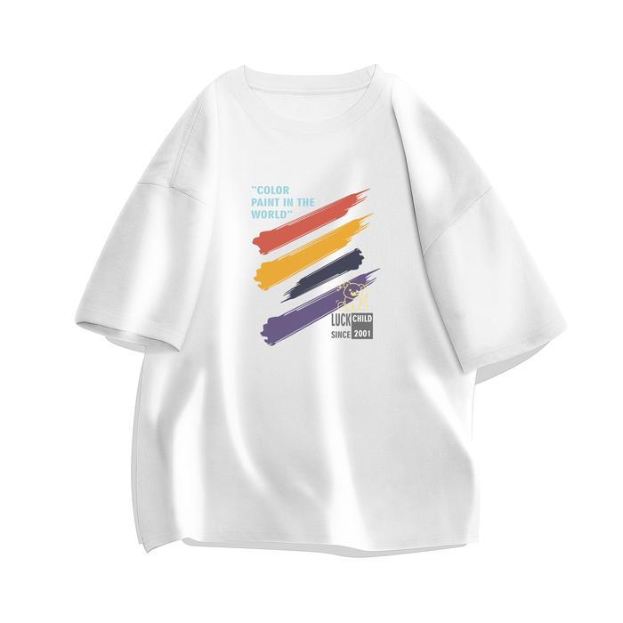 Gambar Three Pigeon T-Shirt - Color Paint In The World - Putih, XL dari Three Pigeon Official undefined Tokopedia
