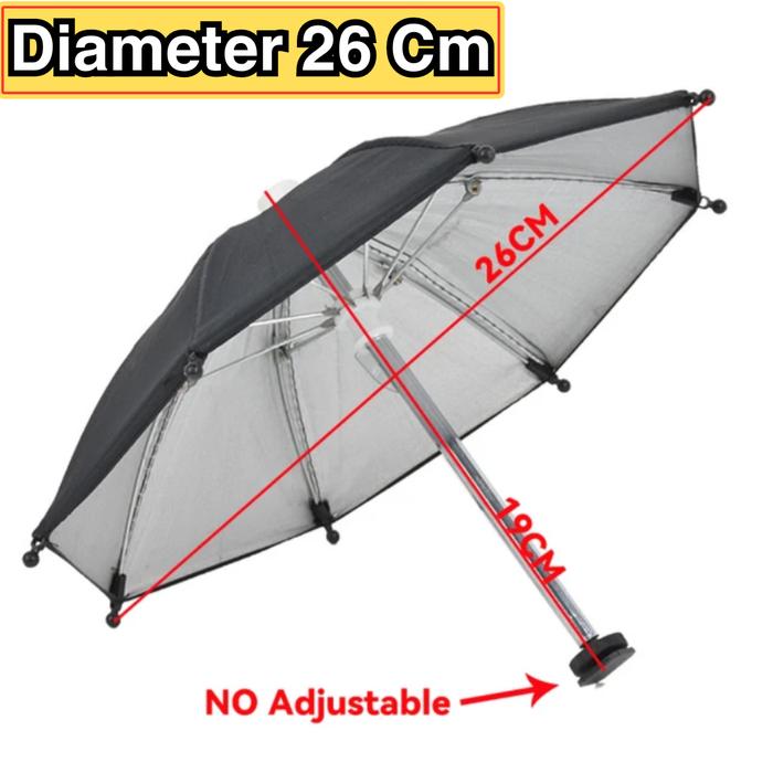 Gambar UMBRELLA PAYUNG Camera Smartphone Universal Hot/Cold Shoe Cover Hujan - 26 CM dari PRINSIP undefined Tokopedia