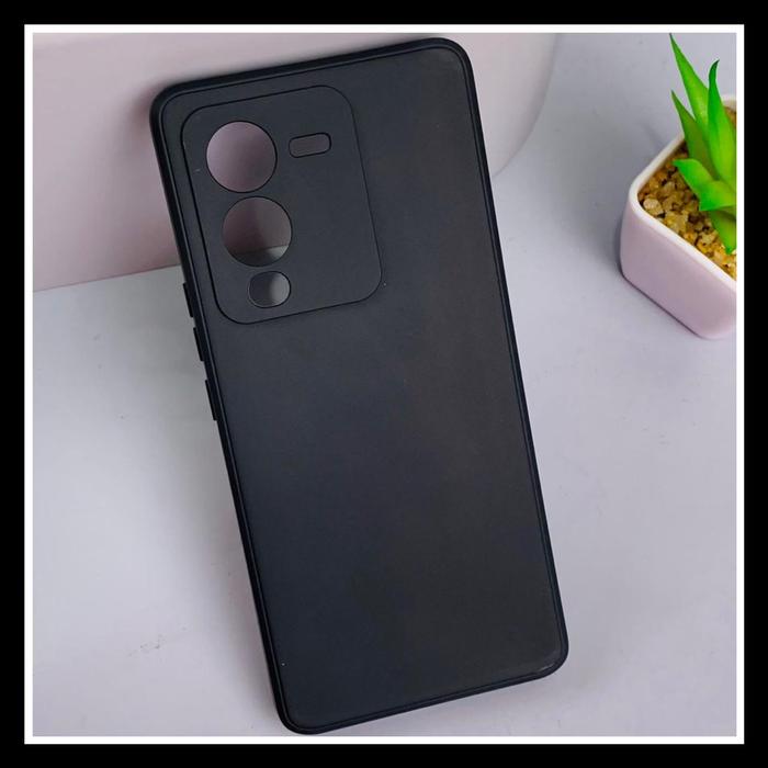 Gambar VIVO V25 PRO 5G SILICONE LIQUID RUBBER ORIGINAL SOFT CASE CASING COVER - HITAM., VIVO V25 PRO 5G dari Original Shop Nillkin Kota Administrasi Jakarta Pusat Tokopedia