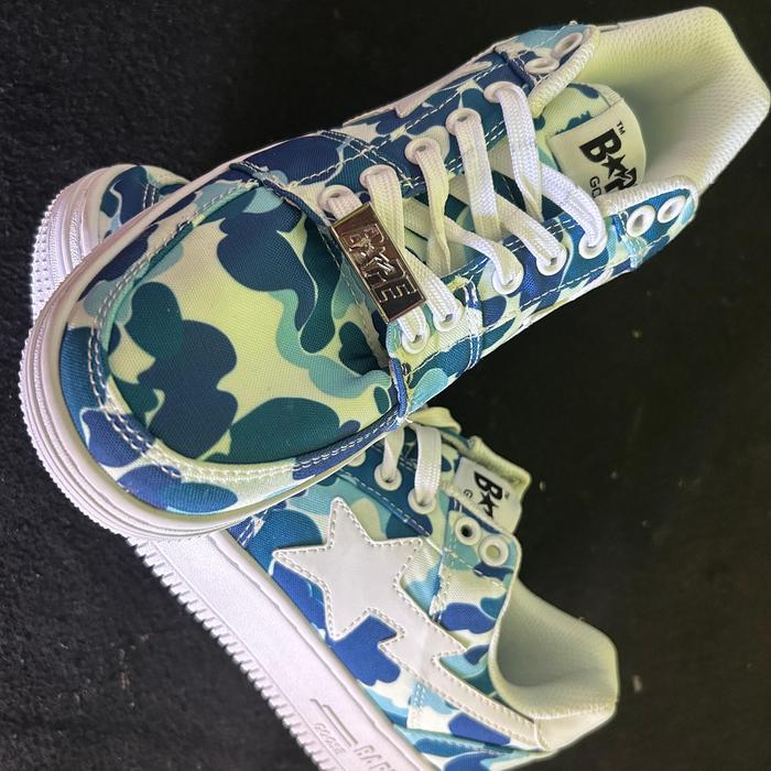 Sepatu Bape Camo Shoe Bapesta Bathing Ape Harga Unboxing A Bathing