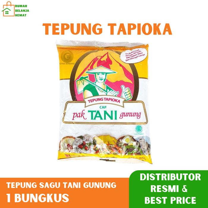 Gambar Tepung Tapioka Pak Tani Gunung Tepung Sagu Tani Gunung Kemasan Bungkus 500gr & Dus isi 20 Bungkus - 1 BUNGKUS dari WARUNG BELANJA HEMAT undefined Tokopedia