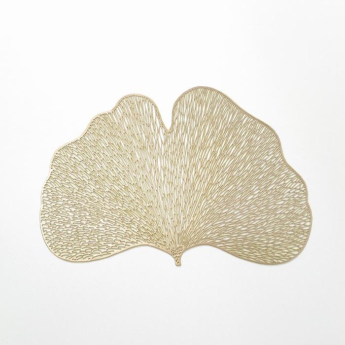 Gambar Tatakan Piring High Quality / Placemat For Dining Table PVC LH-A - Gold dari Sejati Official Store undefined Tokopedia