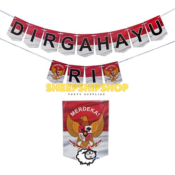 Gambar Banner Dirgahayu HUT RI 17 Agustus Untuk Hari Kemerdekaan Indonesia Me - Dirgahayu RI dari SheepShipShop undefined Tokopedia