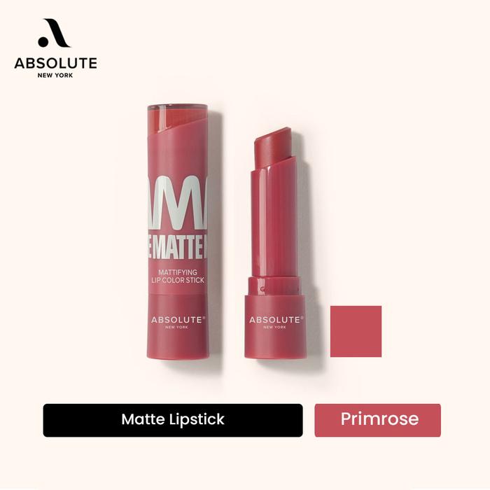Gambar Absolute New York Matte Lipstick Mattifying Lip Color - Primrose dari Absolute New York undefined Tokopedia