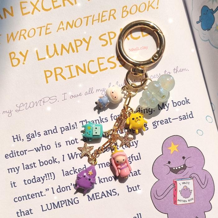 Gambar Adventure Time Nickelodeon BMO Finn Jake bagcham keychain - star bagcharm dari 3SHELL_CLAY undefined Tokopedia