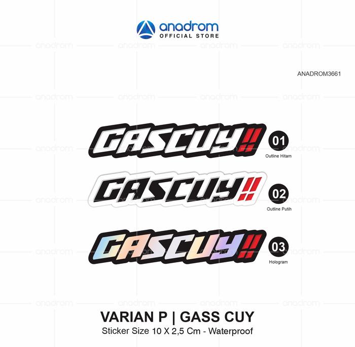 Gambar Stiker Motor Viral #06 | GASSLURR | CALON MENANTU | LOW BUTGET | SENGAJA PELAN | DON'T PANIC | JANGAN LUPA BAHAGIA | YO NDAK MAMPU SAYANG WONG PUSAT | GAGAL MODIF | PEMULA | BOLOM NGOPI | BOLONE WONG PUSAT | GASCUY | ANADROM 3661 - P -GASSCUY, 3 - Hologram dari anadrom undefined Tokopedia