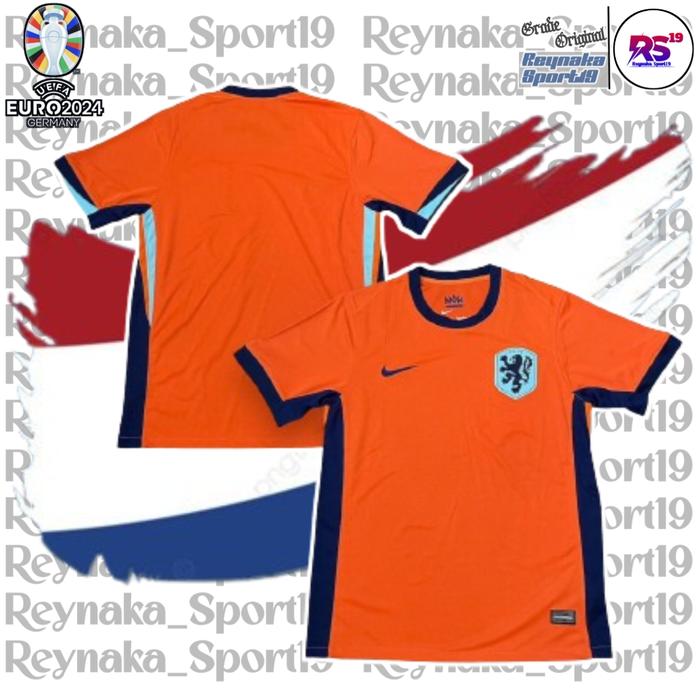 Gambar JERSEY BOLA TIMNAS BELANDA HOME EURO 2024 GRADE ORI IMPORT - Jersey Saja, S dari Reynaka Sport19 undefined Tokopedia