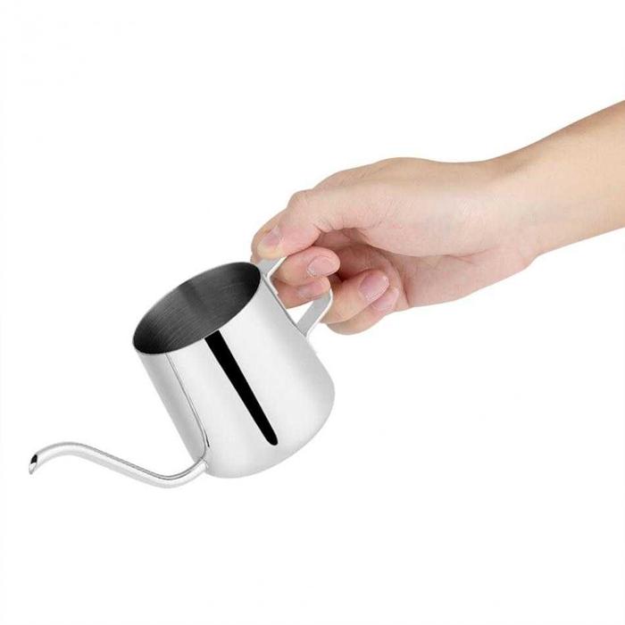Gambar DRIP KETTLE STAINLESS STEEL 350 TEKO PITCHER KOPI TEH - Hitam dari jayaartatistorejakarta undefined 5 Tokopedia