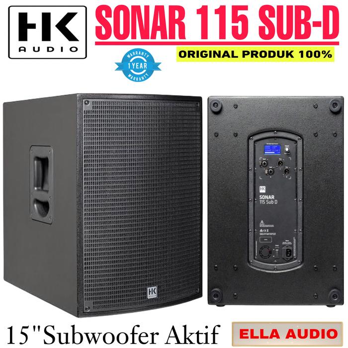 Gambar Hk Audio Sonar 115 Sub D Subwoofer Aktif 15"inch Hk Audio Sonar-115 Sub D dari ELLA AUDIO undefined Tokopedia