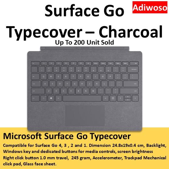 Gambar Microsoft Surface Go Keyboard - Charcoal dari Adiwoso.id undefined Tokopedia