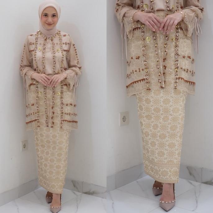 Gambar Rok Songket PART 2 by SARAH THE LABEL - IVORY, L dari ghewa.1 undefined Tokopedia
