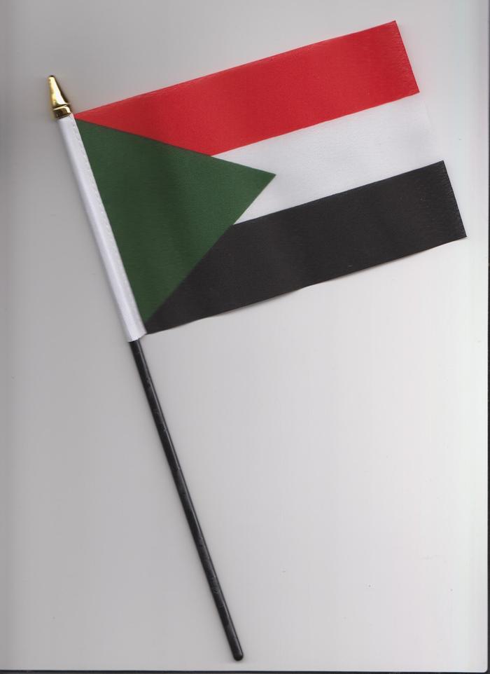 Gambar Bendera Tangan / Bendera Meja - Sudan dari mushikyo undefined Tokopedia
