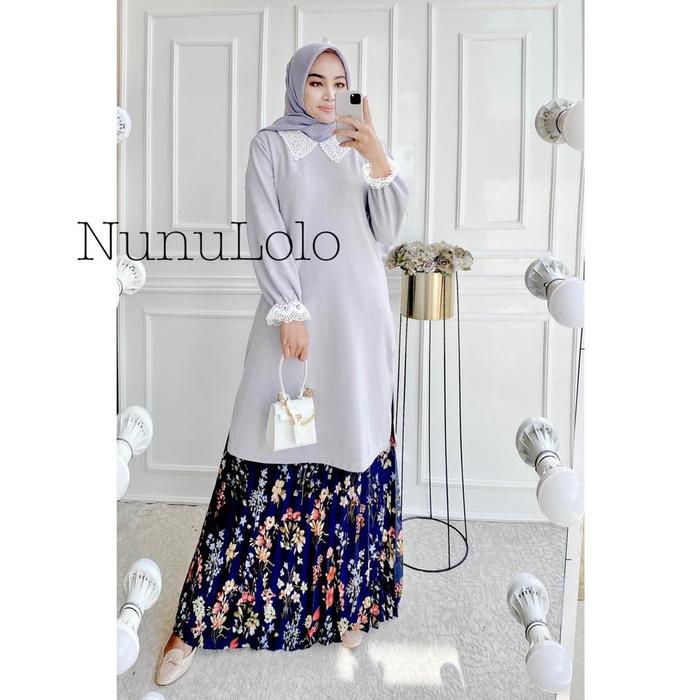 Gambar SETELAN Karissa Set Vol 7 ORIGINAL by Nunulolo Nunu Lolo - ABU - GAG 043.4 dari serbamurah# undefined Tokopedia