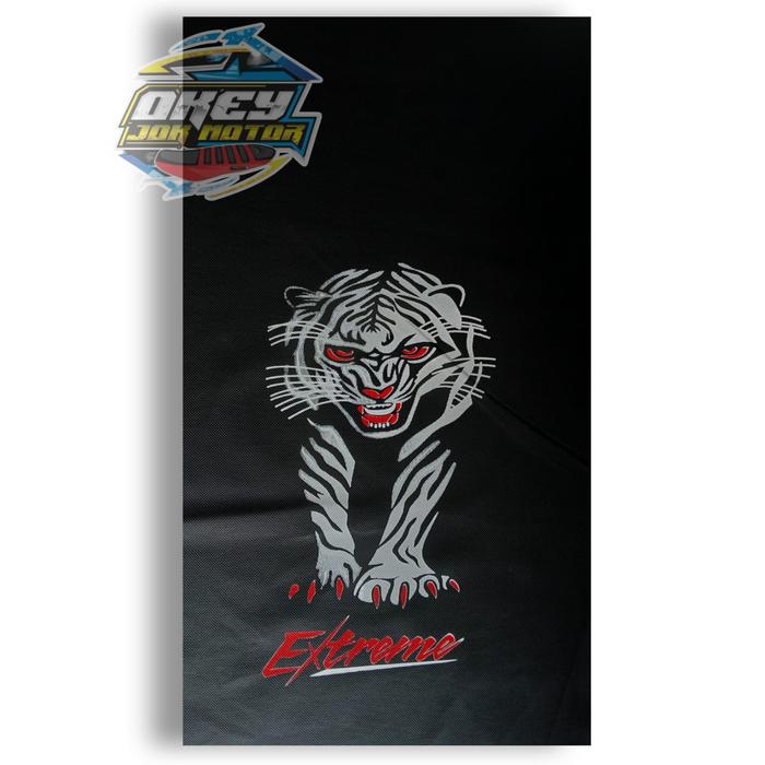 Gambar Kulit jok motor motif GAMBAR BESAR (91× 46 cm) dan (85 x 46 cm) BAG.02 - Putih macan, 91 x 46 cm dari agen jok sepeda motor undefined Tokopedia