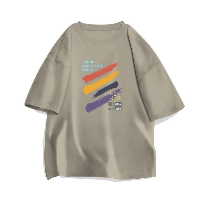 Gambar Three Pigeon T-Shirt - Color Paint In The World - Dusty Green, S dari Three Pigeon Official undefined Tokopedia