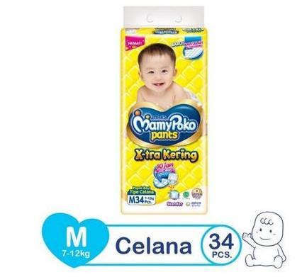 Gambar MAMYPOKO PANTS X-TRA KERING S 40 M 34 L 30 XL 26 S40 M34 L30 XL26 - M, MAMYPOKO dari Baby Pants Shop undefined Tokopedia