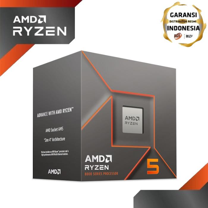 Gambar AMD RYZEN 5 8400F | Processor AMD AM5 Zen 4 6 Cores 12 Threads - Box dari AMD Component Official undefined Tokopedia