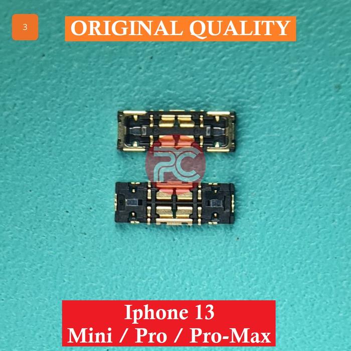 Gambar Konektor baterai iphone 13 Mini/Pro/Pro-Max Original di mesin dari PHANIACELL undefined Tokopedia