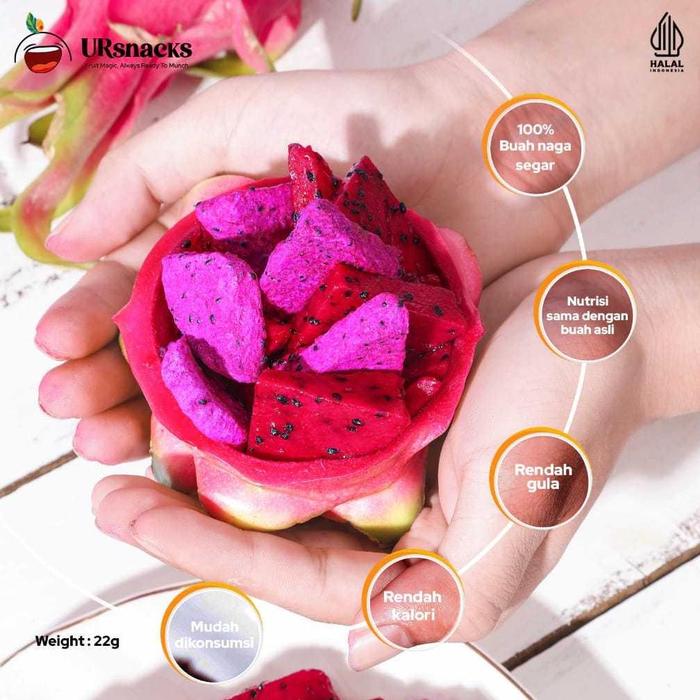 Gambar [ HALAL ] FREZEE DRIED FRUIT BERBAGAI VARIAN RASA / SNACK BUAH KERING - BUAH NAGA dari zuhriah76 undefined Tokopedia