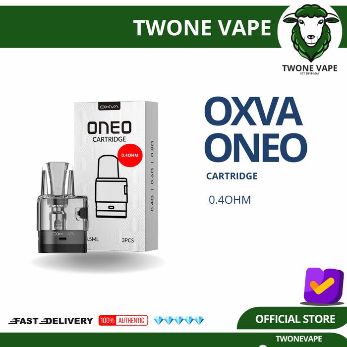 Gambar Cartridge Oxva Oneo Pod Replacement Authentic by Oxva / Catridge Oneo - 0.4 0HM dari Twoneofficial undefined Tokopedia