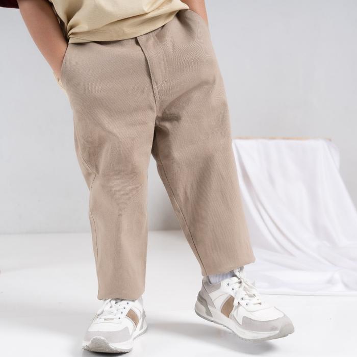 Gambar BlueButton x Little Pampered Chinos Ankle Pants Kids Celana Chino Anak - Ivory - Khaki, S ( 5-6th ) dari BlueButton undefined Tokopedia