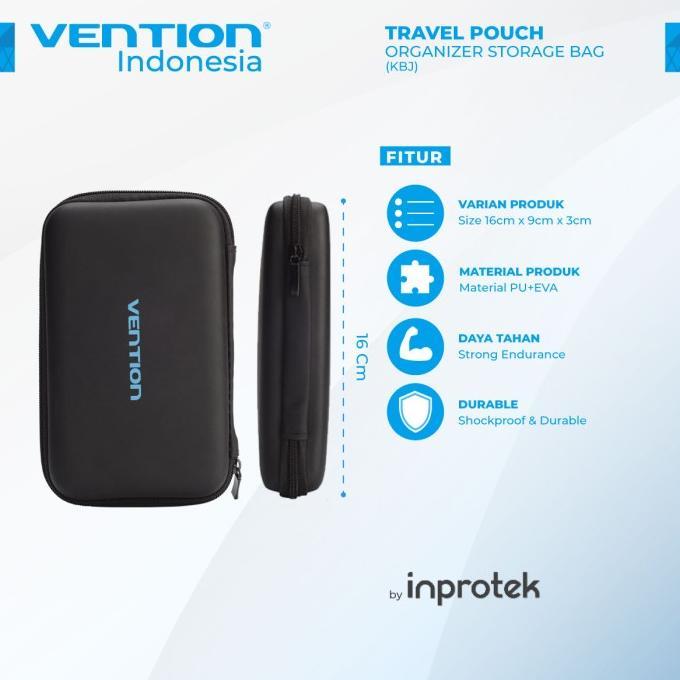 Gambar Vention Travel Pouch Organizer Electronic Storage Bag Accessories - KBJ dari stefani_id undefined Tokopedia