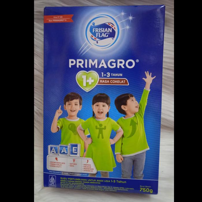 Gambar FRISIAN FLAG PRIMAGRO 1+ (1_3 Tahun ) Rasa Cokelat - 750gram dari Laris Swalayan Temanggung undefined Tokopedia