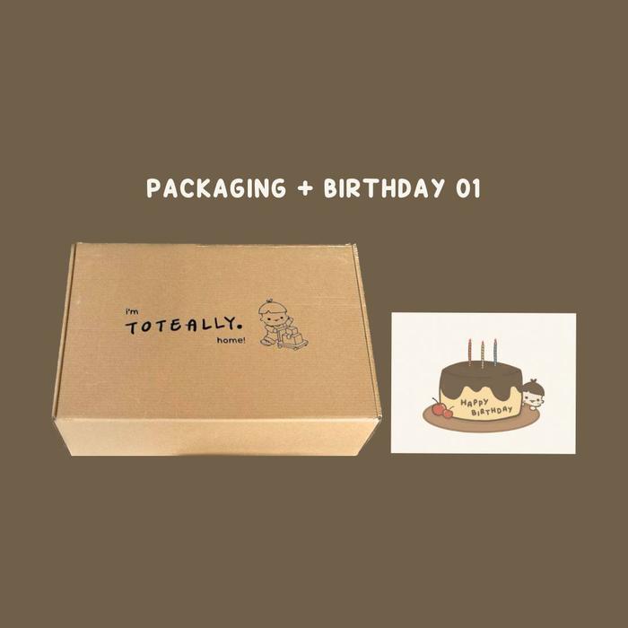 Gambar ADDITIONAL ONLY - Toteally Custom Note - Gift Card | Kartu Ucapan - Packaging 01 dari Toteally_NEW undefined Tokopedia