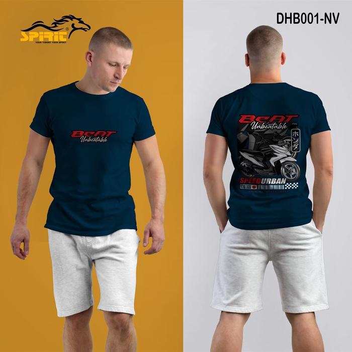 Gambar Kaos Honda Beat Street unbeatable bikers Baju Motor Beat Deluxe Otomotif Distro Pria katun premium - Navy, M dari Kaos Pria T-Shirt Man Distro undefined Tokopedia