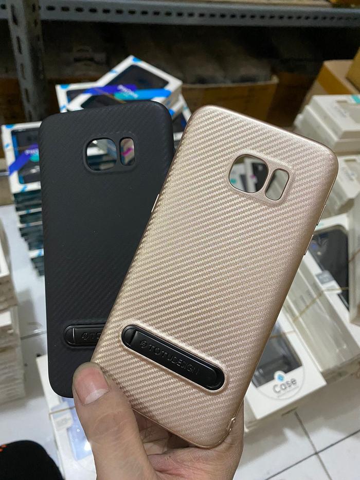 Samsung Galaxy S7 S7 Edge Totu Slim Series Soft Case Holder Standing  SAMSUNG S7 EDGE