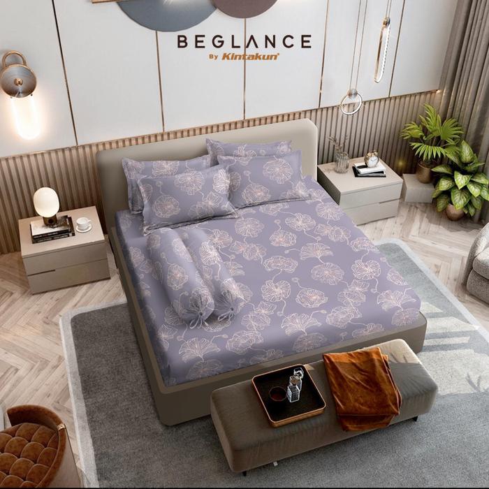 Gambar BEGLANCE Tencel Lyocell Sprei Set Fitted 180 x 200 Super Soft Premium Tinggi 40 cm - Coraline dari beglancebykintakun undefined Tokopedia