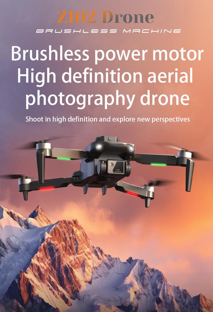 Gambar Cleair O2 - Drone Kamera Z102 Brushless Aerial Optical Flow Hover Positioning 360 Obstacle Avoidance - Hitam dari Merangkai0 undefined Tokopedia