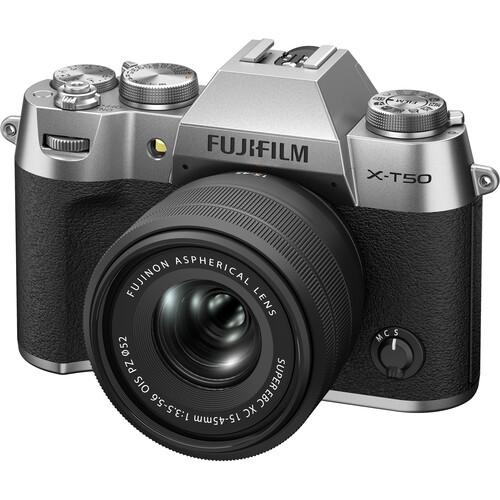 Gambar FUJIFILM XT50 kit 15-45mm - Fuji X-T50 XT-50 kit 15-45 OIS PZ GARANSI RESMI - Silver dari Jepretan Jakarta undefined Tokopedia