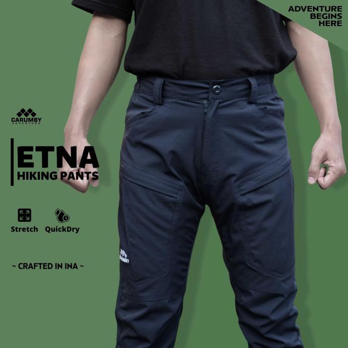 Gambar Termurah Celana Gunung Slimfit Carumby Etna Hiking Pants Stretch & - Hitam, XXXL dari Bojez Sport ID undefined Tokopedia