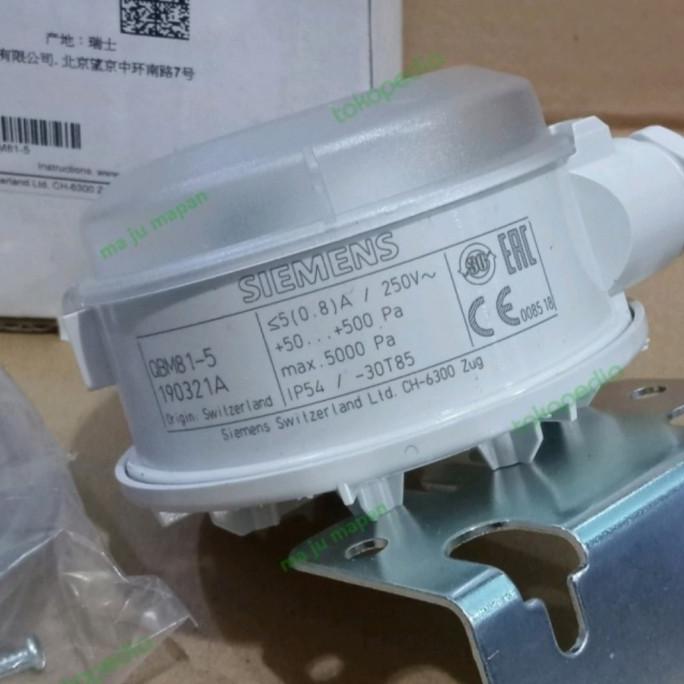 Jual Siemens Qbm815 Differential Pressure Switch Original Jakarta Barat Dikatama Putra